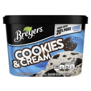 BREYERS CO BRANDED OREO  . QUART