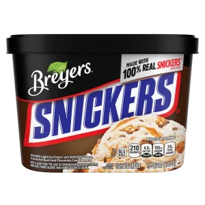 BREYERS CO-BRANDED SNICKERS  . QUART