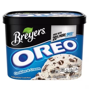 BREYERS CO-BRANDED OREO  .0 QUART