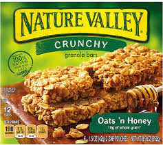 NV CRNCHY GRAN BARS OATS N HNY 6CT