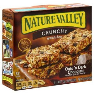 NV CRNCHY GRAN BARS OATS DRK CHOC 6CT