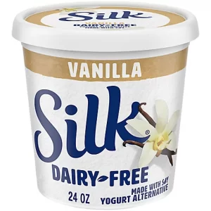 SILK SOY VANILLA YOGURT ALTERNATIVE