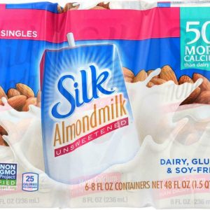 SILK ALMOND UNSWEETENED 6CT