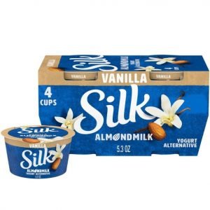 SILK ALMOND VANILLA YOGURT ALTERNATIVE (4 PACK)