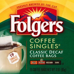 FOLGERS 19CT DECAF SINGL REG