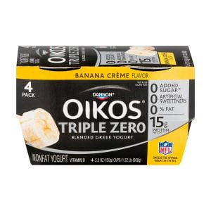 DANN OIKOS TRIPLE ZERO BANANA CREME (4 PACK)
