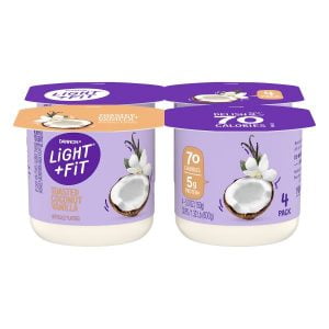 DANNON LIGHT N FIT TOASTED COCONUT VANILLA (4 PACK)