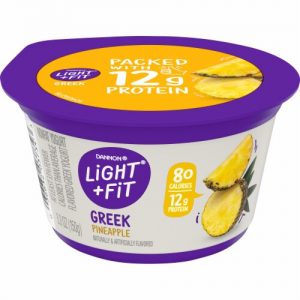 DANNON LIGHT N FIT GREEK PINEAPPLE