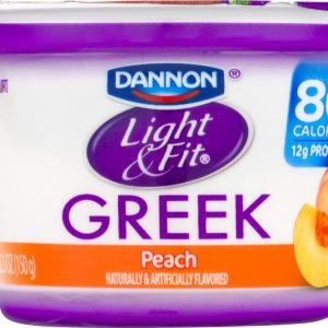 DANNON LIGHT N FIT GREEK PEACH