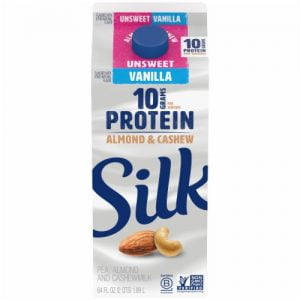 SILK ALMOND  CASHEW PROTEIN UNSWEET VANILLA ALMONDMILK 6CT