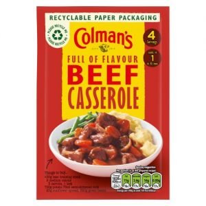 COLMANS REC MIX SACH BEEF CASSEROLE