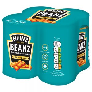 HEINZ BEANZ X4PK SF(6X4)