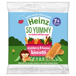 HEINZ STRAWBERRY & BANANA BISCOTTI