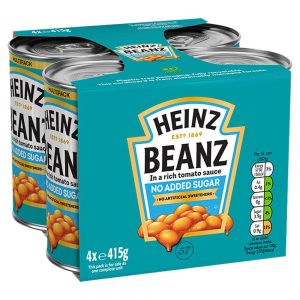 HEINZ BEANZ NO SUGAR ADD 4PK (6X4)