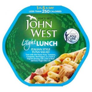 JOHN WEST TUNA LUNCH ON THE GO ITALIAN STYLE