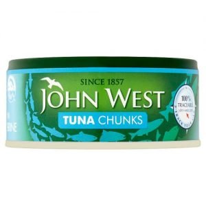 JOHN WEST TUNA CHUNKS IN BRINE