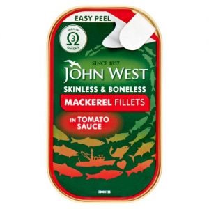JOHN WEST MACKEREL TOMATO EASY PEEL