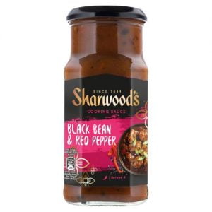 SHARWOOD'S BLK BEAN & RED PEPPER