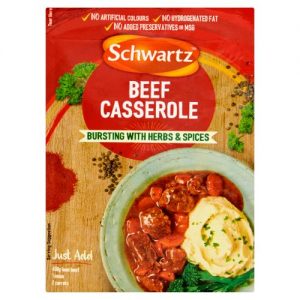 SCHWARTZ BEEF CASSEROLE SACHET