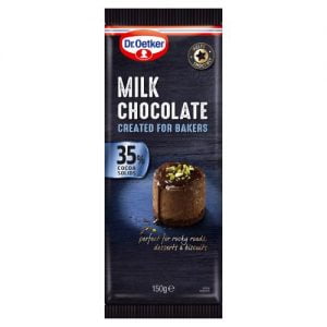 DR.OETKER FINE COOKS' MILK CHOCOLATE BAR (35%)