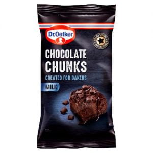 DR.OETKER MILK CHOCOLATE CHUNKS
