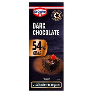 DR.OETKER FINE COOKS' DARK CHOCOLATE BAR (54%)