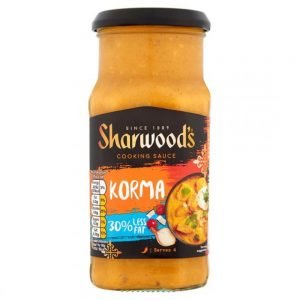SHARWOOD'S KORMA 30% LESS FAT COOKING S