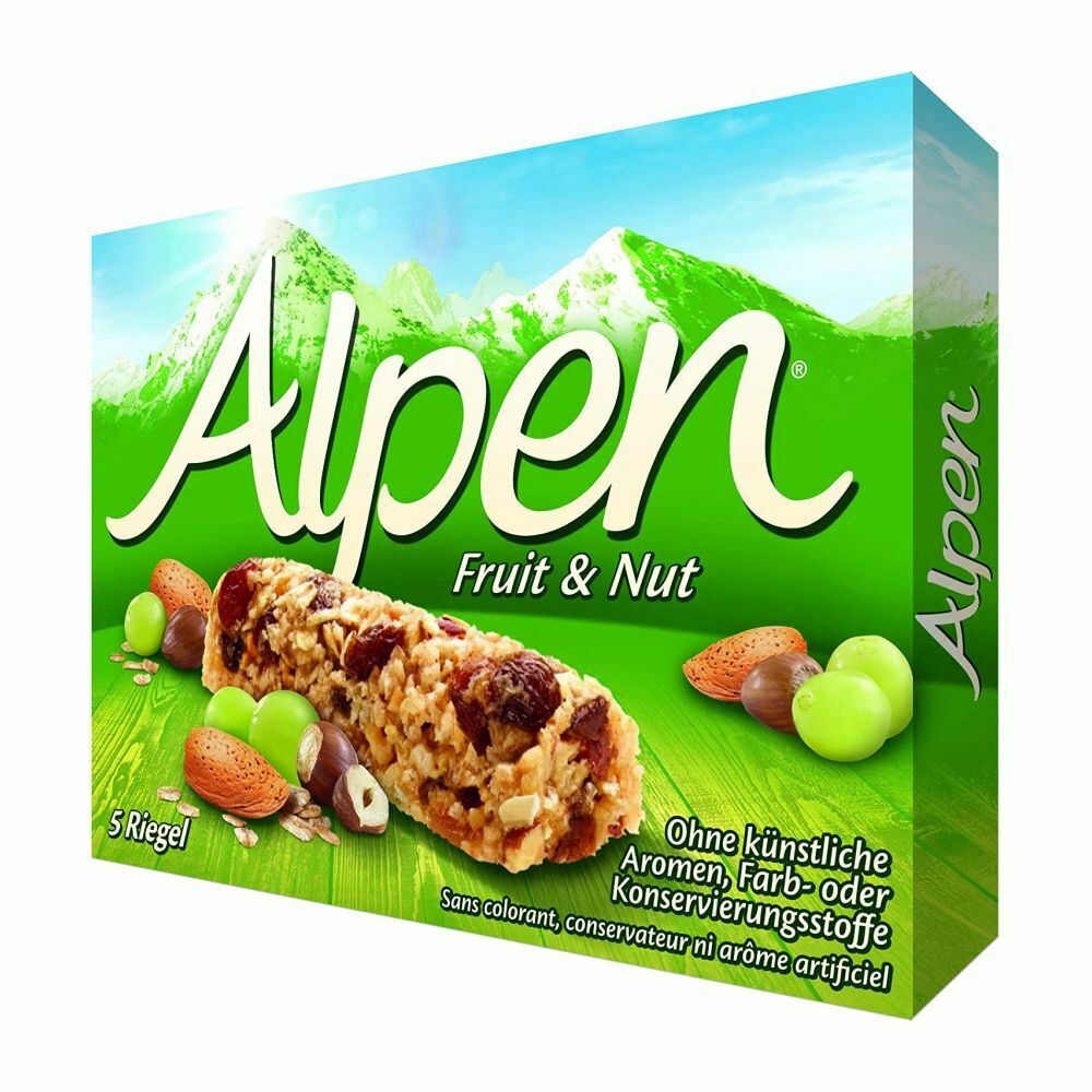ALPEN FRUIT & NUT BAR 5PK CPT International