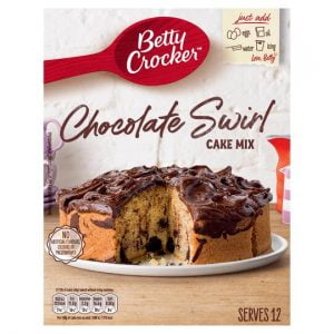 BETTY CROCKER CHOCOLATE SWIRL CAKE MIX