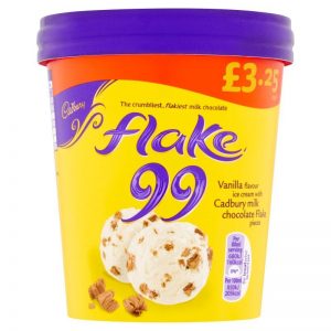 CADBURY FLAKE TUB £3.25