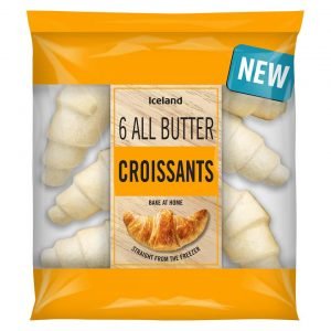 ICELAND 6PK BUTTER CROISSANTS