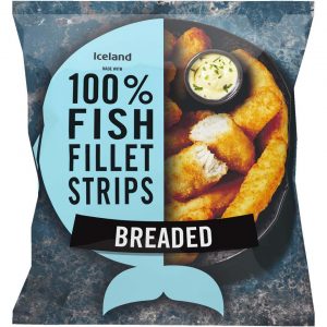 ICELAND BREADED FSH FILL STR