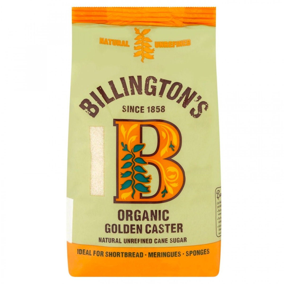 Zucchero Di Canna Grezzo Billington's Organic Golden Granulated – 500g