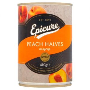 EPICURE PEACH HALVES IN SRYUP