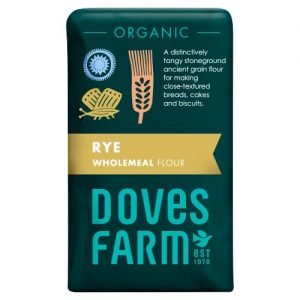 DOVES FARM ORGANIC WHOLEGRAIN RYE FLOUR (STONEGROUND)
