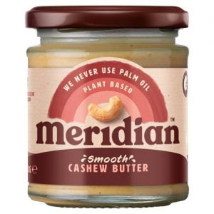 MERIDIAN NATURAL SMOOTH CASHEW BUTTER 100%