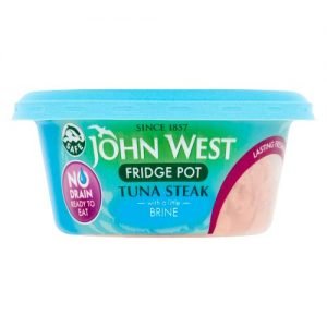 JOHN WEST NO DRAIN TUNA STEAK BRINE FRIDGE POT