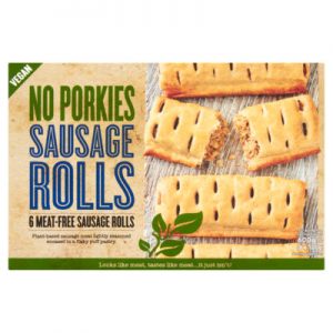 NO PORKIES SAUSAGE ROLLS 6PK