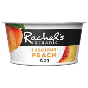 RACHEL'S ORGANIC LUSCIOUS PEACH YOGURT