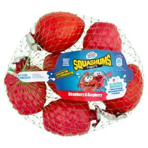 MUNCH BUNCH SQUASHUMS STRAWBERRY & RASPBERRY 6PK