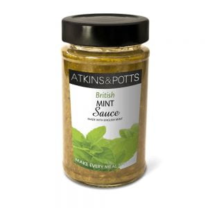ATKINS & POTTS MINT SAUCE WITH FRESH ENGLISH MINT