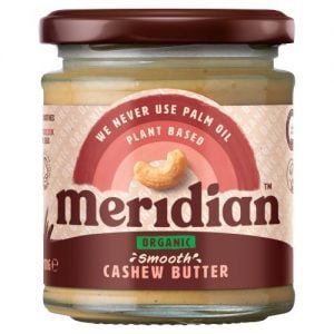 MERIDIAN ORGANIC SMOOTH CASHEW BUTTER 100%