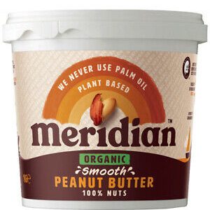 MERIDIAN ORGANIC PEANUT BUTTER SMOOTH 100%