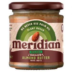 MERIDIAN ORGANIC SMOOTH ALMOND BUTTER 100%