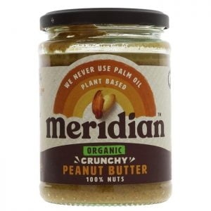 MERIDIAN ORGANIC PEANUT BUTTER CRUNCHY 100%