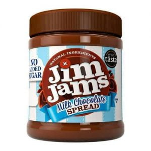 JIM JAMS NO ADDED SUGAR MILK CHOCOLATE SPREAD 350G