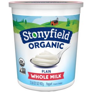STONYFIELD ORGANIC WHOLE MILK FROZEN YOGURT PLAIN