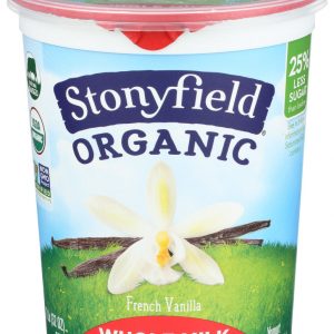 STONYFIELD ORGANIC WHOLE MILK FROZEN YOGURT FRENCH VANILLA