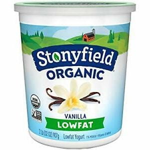STONYFIELD ORGANIC LOWFAT YOGURT FRENCH VANILLA