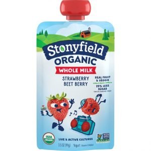STONYFIELD ORGANIC YOTOT YOGURT POUCH STRAWBERRY BEET BERRY